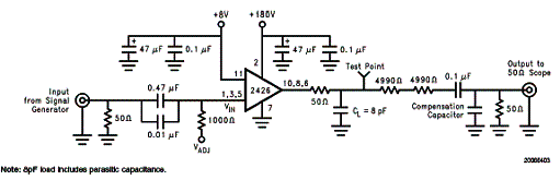  Figura 3 - Circuito de teste.
