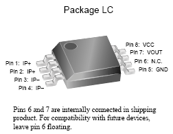 Figura 1 - Os pinos 6 e 7 internamente conectados.
