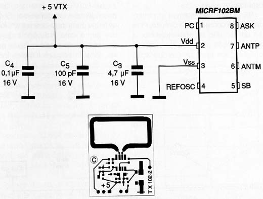 Circuito e placa para aplicação prática.
