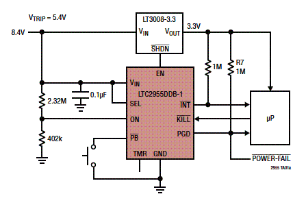 Figura 1 - Circuito típico de aplicação 