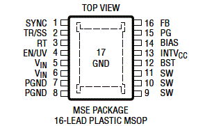 Figura 1 - Invólucro do LT8610 