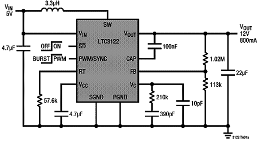 Figura 1 - Circuito de aplicação 