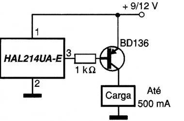 Fig. 4 - Acionando uma carga de potência.
