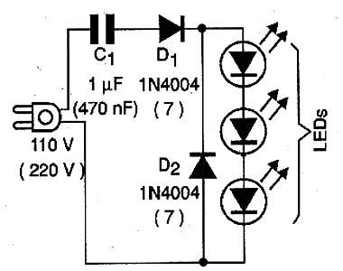  LEDs em Corrente Alternada 