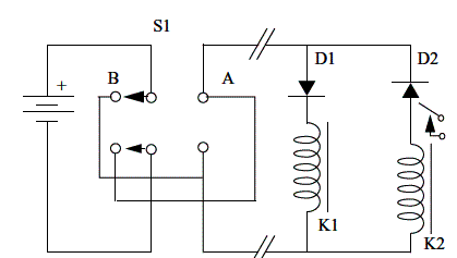  Controle de Dois Relés por Dois fios
