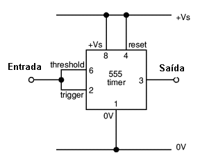 555 como Buffer Disparador 