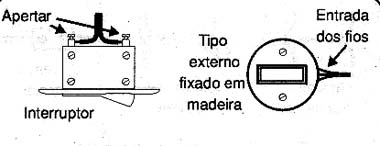 Trocando um interruptor por outro de maior corrente.