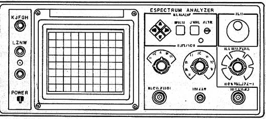 Analisador de espectro de 1 GHz da ICEL. 