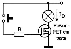 Teste de Power-FETs. 