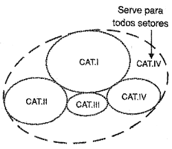 Figura 3 - Abrangência das categorias
