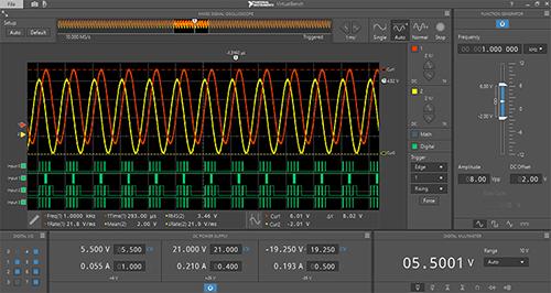 Figura 2 – tela do VirtualBench da National
