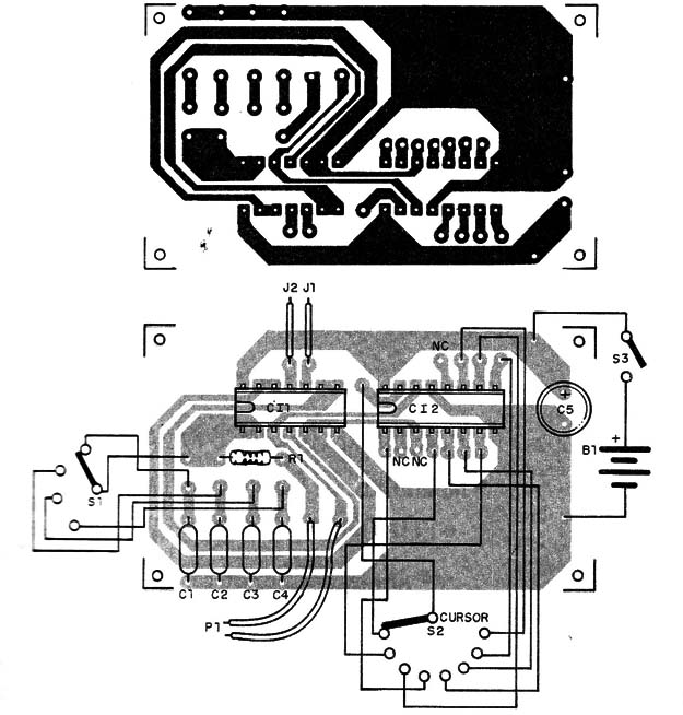 Figura 4 – Placa de circuito impresso para a montagem
