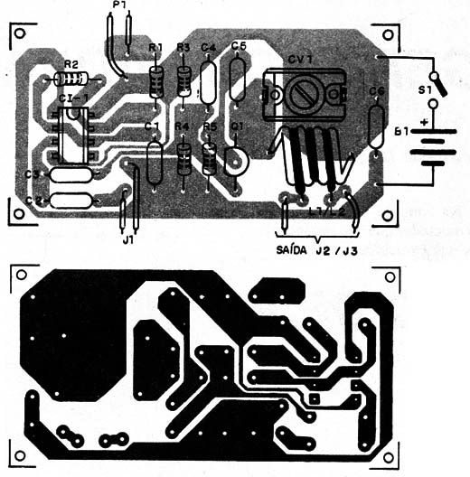 Figura 2 – Placa para a montagem
