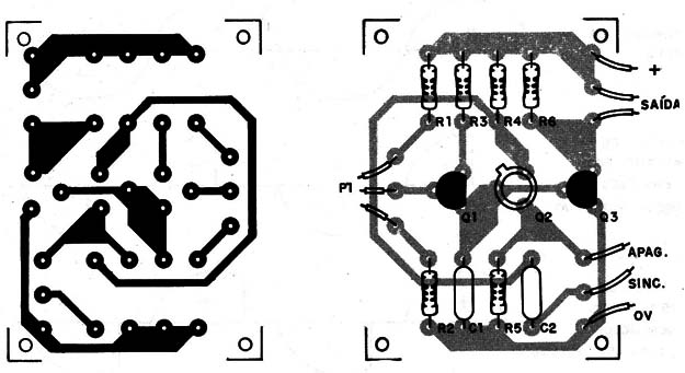    Figura 5 – Placa para a montagem
