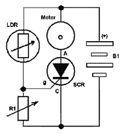 Circuito completo da versão com SCR. 