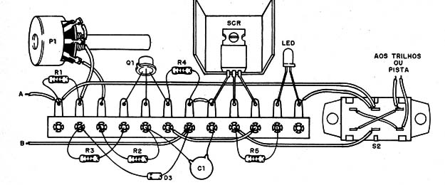    Figura 2 – Montagem em ponte de terminais.
