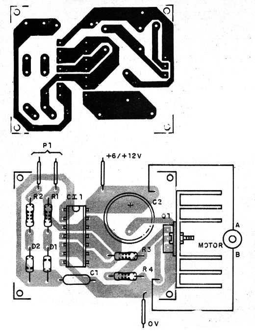    Figura 2 – Placa de circuito impresso para a montagem
