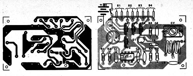    Figura 5 – Placa de circuito impresso para a montagem
