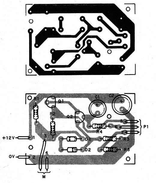 Figura 2 – Placa de circuito impresso para a montagem
