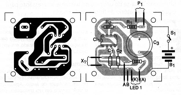 Figura 4 – Placa de circuito impresso para a montagem
