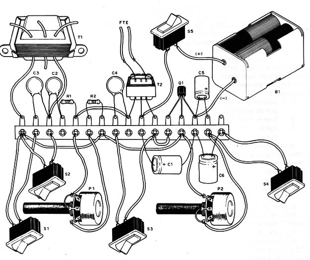 Figura 7 – Montagem em ponte de terminais
