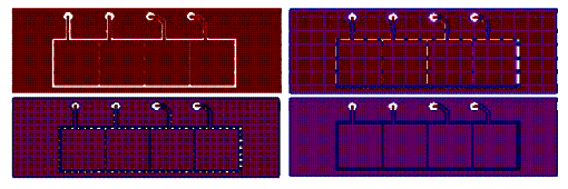 Sensor de 4 botões. 