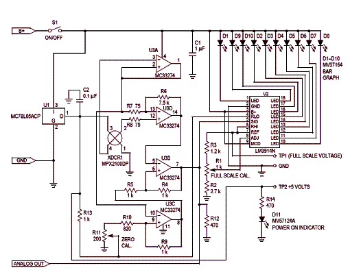  Diagrama do setor de excitação do Lm<sup>3</sup>914. 