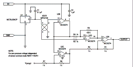  Outra configuração compensada para o sensor. 