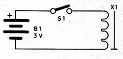 Circuito do eletro-ímã. 