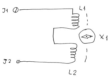 Figura 1 - Diagrama do galvanômetro.
