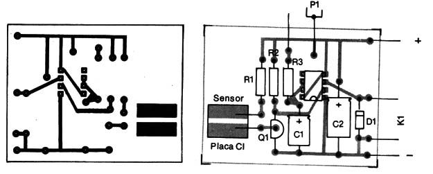 Figura 2 – Placa de circuito impresso para a montagem
