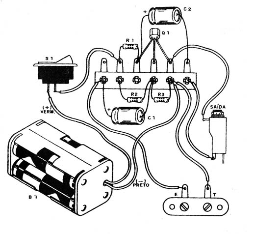 Figura 2 – A montagem em ponte de terminais
