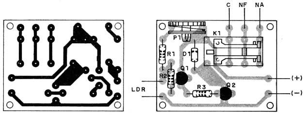 Figura 2 – Placa de circuito impresso para a montagem
