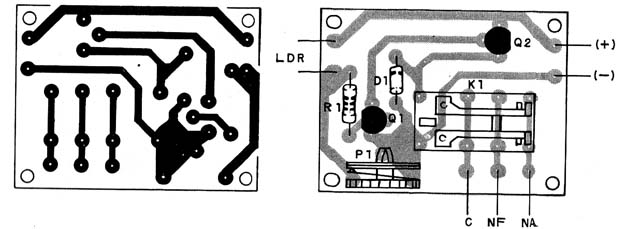 Figura 2 – Placa de circuito impresso para a montagem
