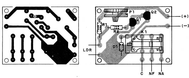 Figura 2 – Placa de circuito impresso para a montagem
