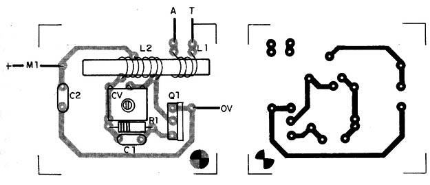   Figura 2 – Placa de circuito impresso para a montagem
