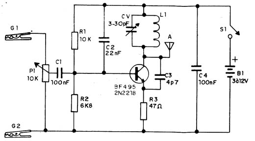    Figura 1 – Diagrama do Transmissor de FM para sinais externos
