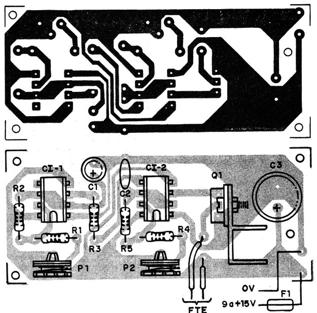    Figura 2 – Placa para a montagem
