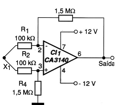    Figura 1 – Diagrama do amplificador
