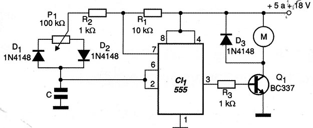 Figura 1 – O circuito do controle com ciclo ativo
