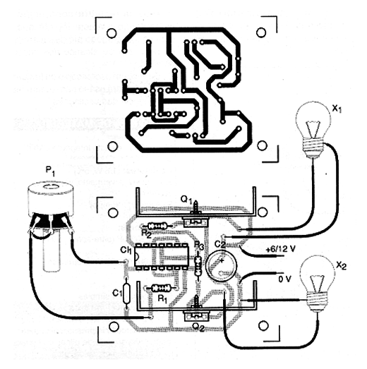 Figura 2 – Placa de circuito impresso para a montagem
