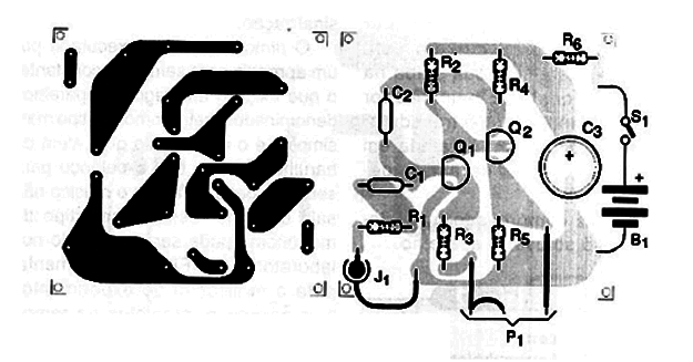 Figura 2 – Placa de circuito impresso para a montagem
