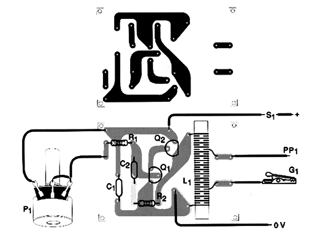 Figura 2 – Placa de circuito impresso para a montagem
