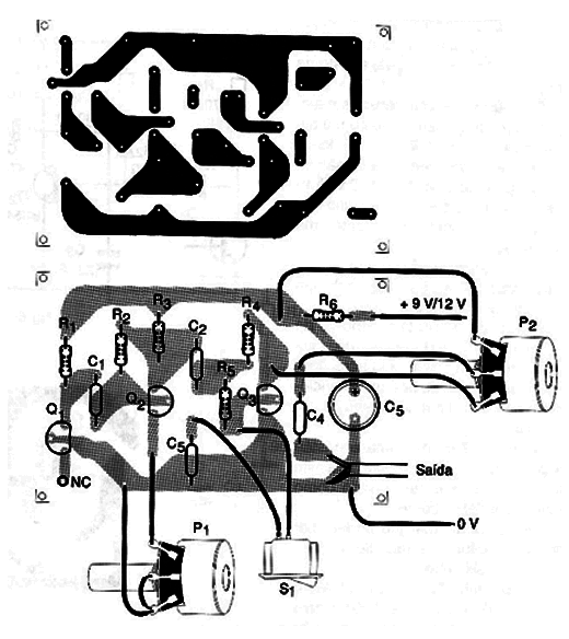 Figura 2 – Placa para a montagem
