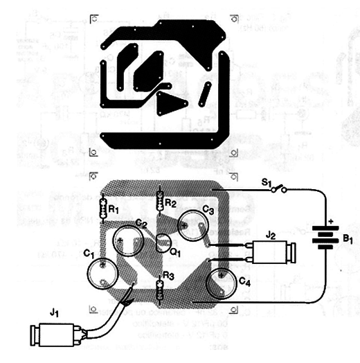 Figura 2 – Placa de circuito impresso para a montagem
