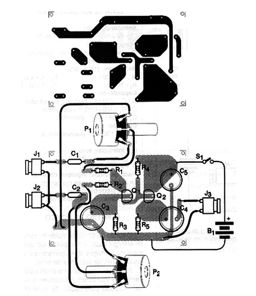 Figura 2 – Placa de circuito impresso para a montagem
