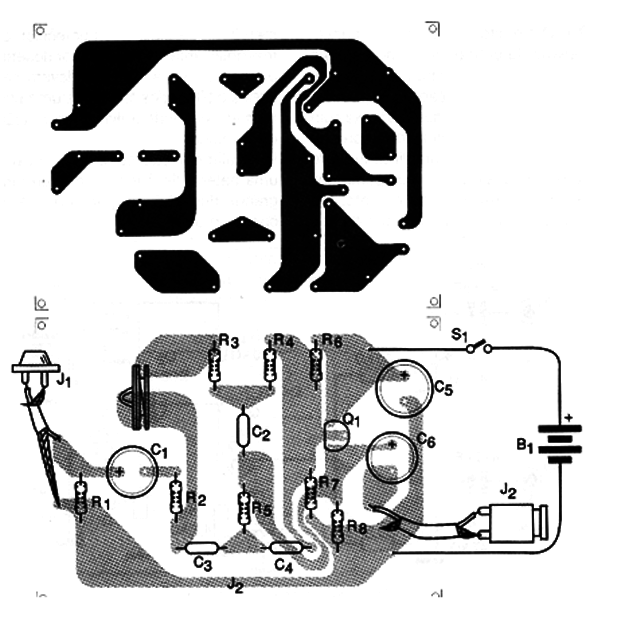 Figura 2 – Placa de circuito impresso para a montagem
