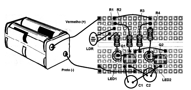   Figura 2 – Montagem na matriz
