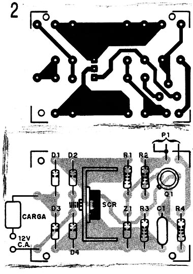    Figura 2 – Placa para a montagem
