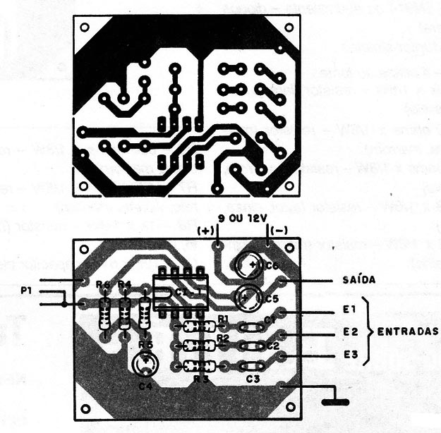 Figura 2 – Placa para a montagem
